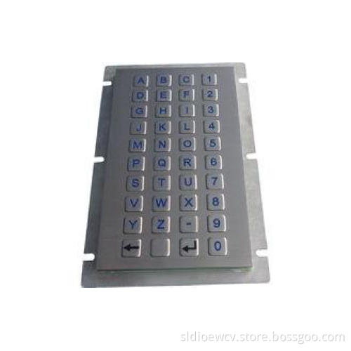 IP65 dynamic rated vandal proof Vending Machine Keypad/simp
